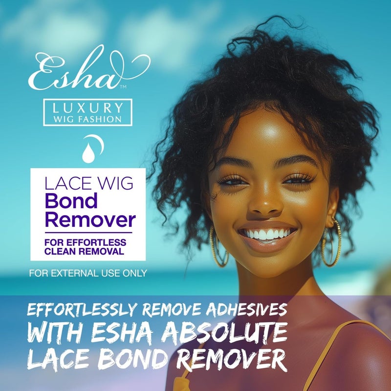 ESHA Absolute Lace Bond Remover (60ML) - Non-Irritating Formula - Highly Effective - Adhesive, Extension, & Lace Remover - Quick Removal - Image 3